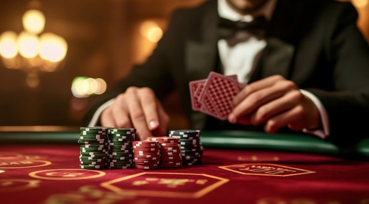 Ikon kunci menggambarkan keamanan data pribadi pengguna secara digital
